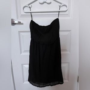 NWOT Zara Midi Pleats Dress with Spaghetti Straps